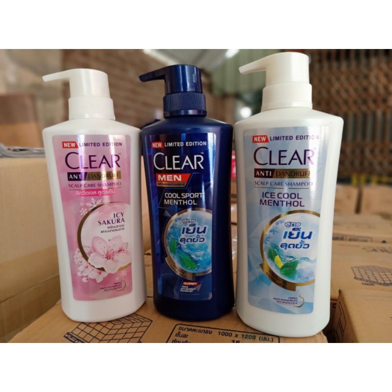 dầu gội clear 480 ml