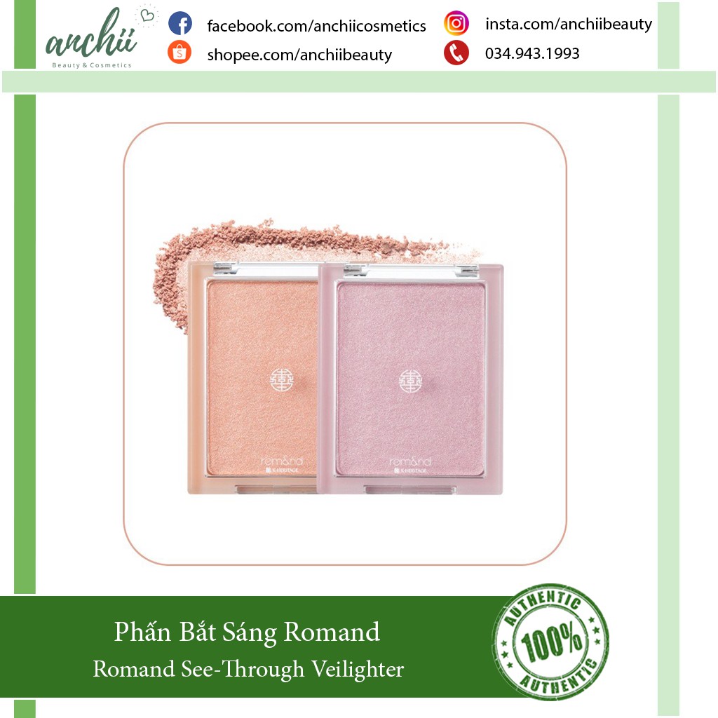 [TOP 1 UY TÍN] Phấn Bắt Sáng Romand See-Through Veilighter
