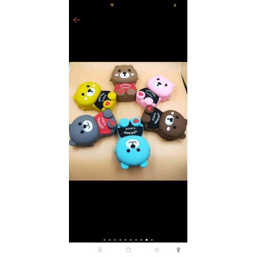 Túi gấu brown silicon