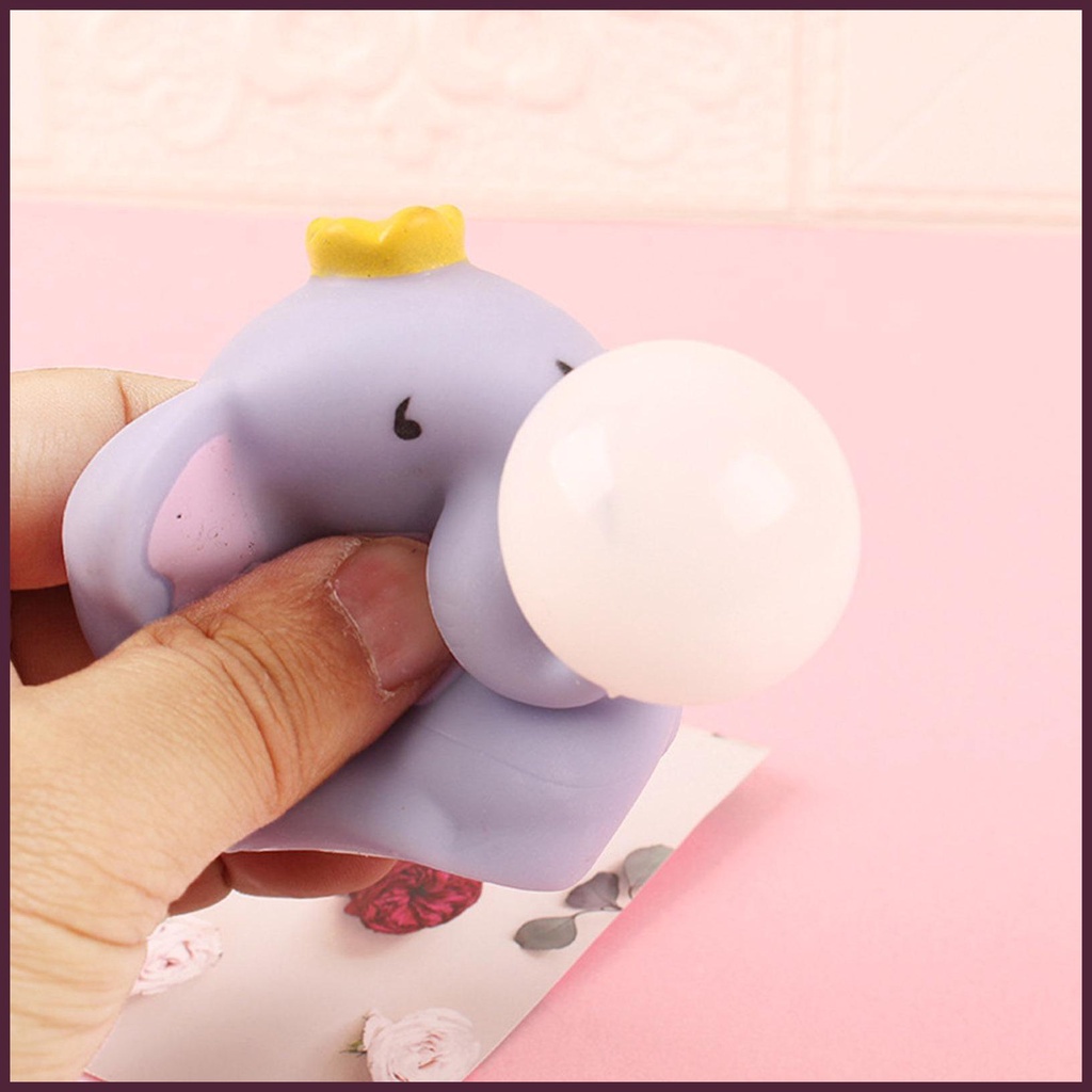 Đồ Chơi Xốp Squishy Giảm Stress Hình Voi Con Dễ Thương Cho Bé