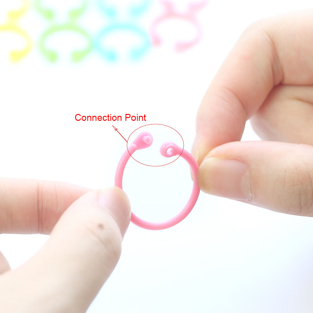 Phụ kiện khóa vòng tròn bản lề cho sổ tay thủ công tiện dụng