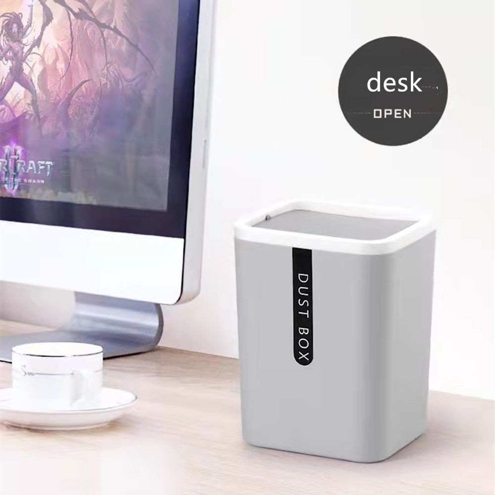 Thùng Rác Mini Siêu Nhẹ Xoay 360 Độ Có Thể Tháo Rời Tiết Kiệm Không Gian Tiện Dụng