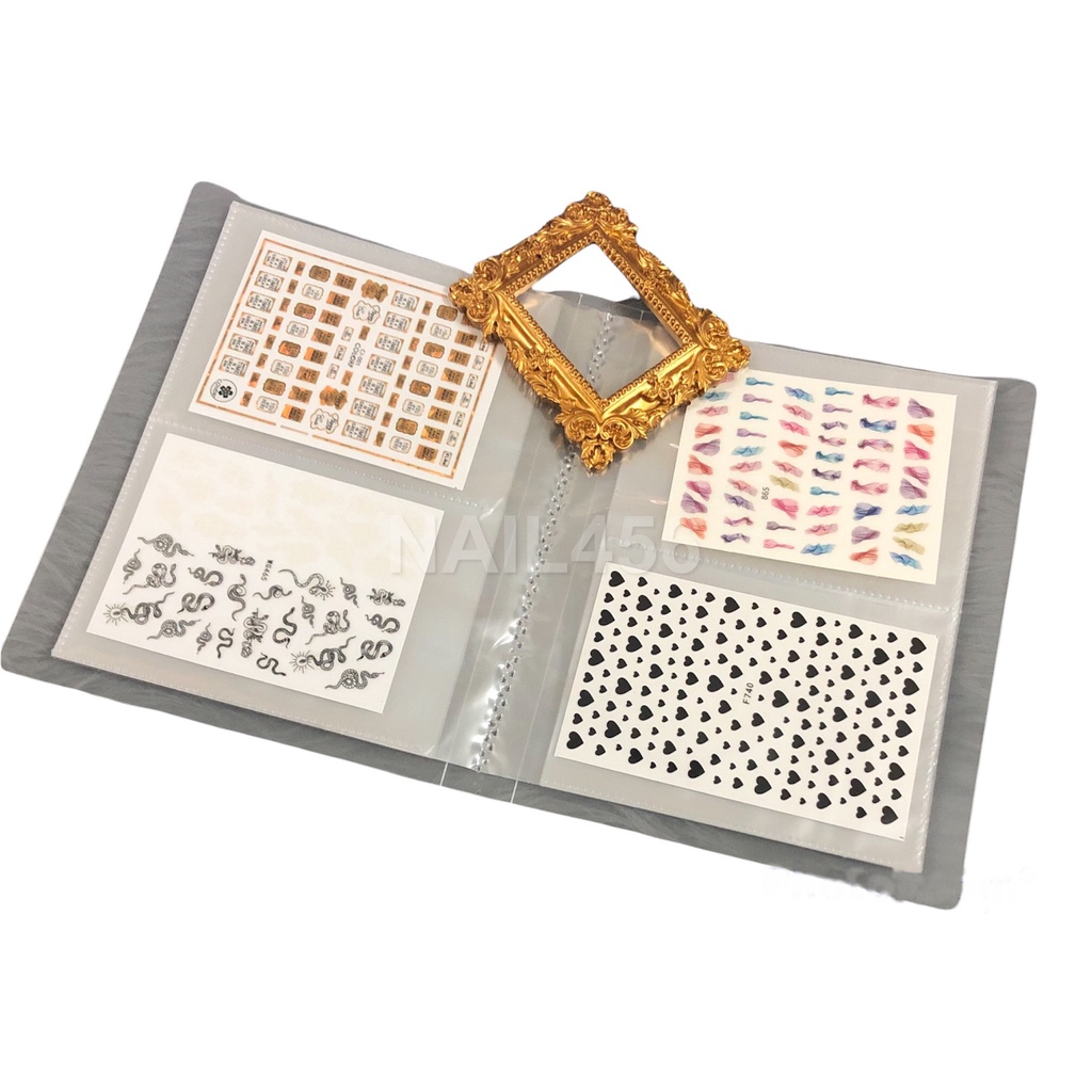 Sổ đựng sticker trong suốt đựng được 80 tấm