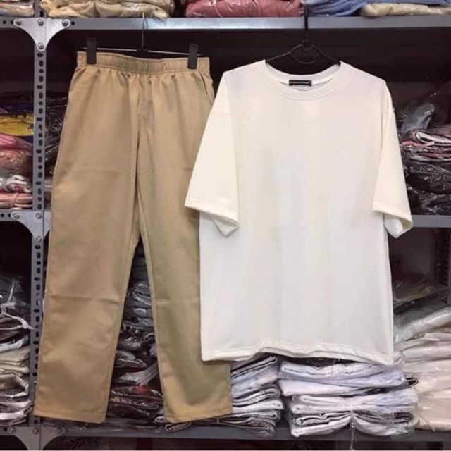[Mã FAGREEN245 giảm 10% tối đa 30K đơn 99K] [Combo Đi Học] Set Quần Baggy + Áo Phông | BigBuy360 - bigbuy360.vn