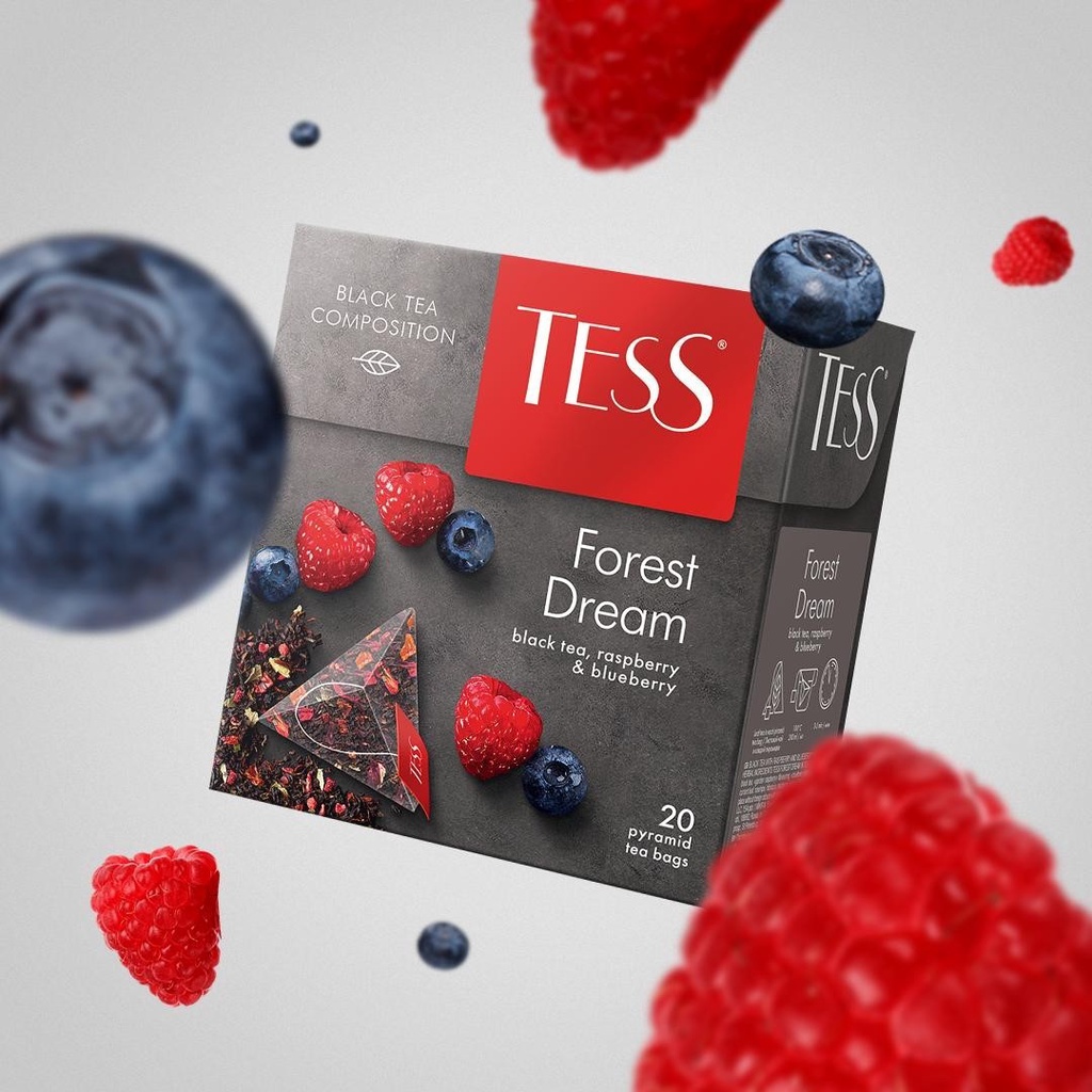 Trà Tess Forest Dream – Trà đen hương mâm xôi và việt quất | BigBuy360 - bigbuy360.vn