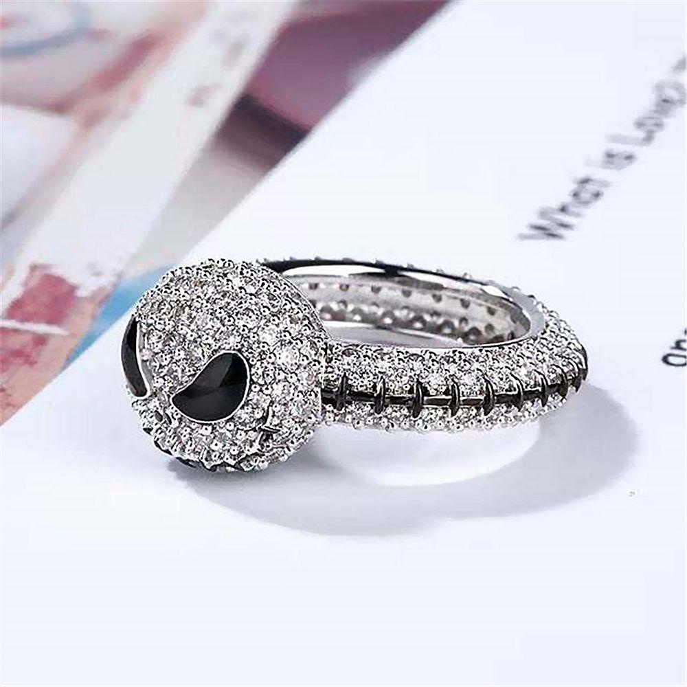 Nhẫn Hình Đầu Lâu OKDEALS Phong Cách Cổ Điển Cho Nam Và Nữ