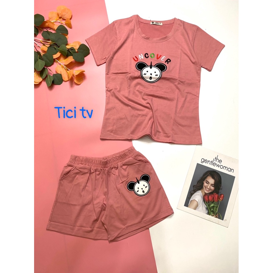 Đồ bộ đùi thun cotton tc mặc nhà