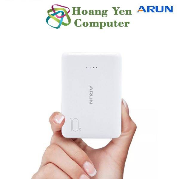 Sạc Dự Phòng Mini Arun CK10 10000mAh 3.0A - BH 1 Năm