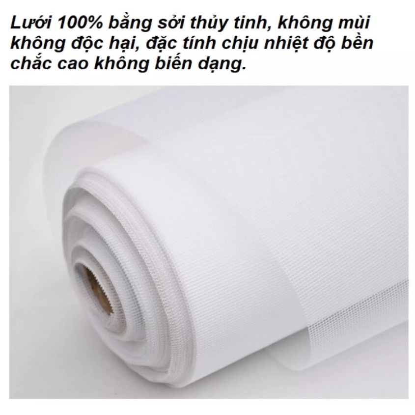 Lưới chống muỗi, lưới chắn côn trùng, lưới ngăn bụi sợi thủy tinh 1m x 10m