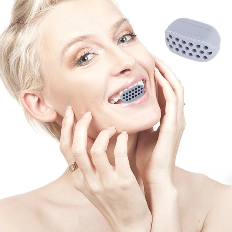 1 Bóng Silicone Dùng Tập Cơ Mặt / Miệng Chống Nếp Nhăn Tiện Lợi