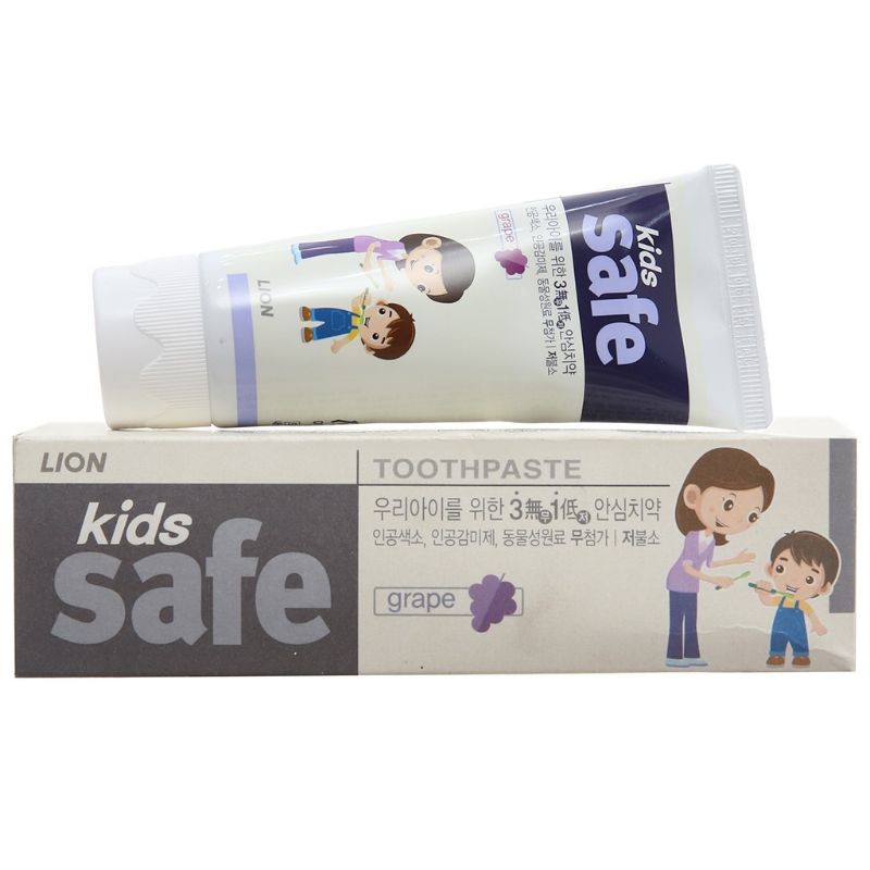 Kem đánh răng Safe kids Lion