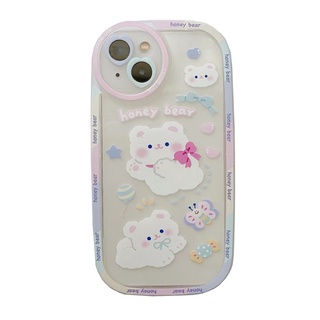 Ốp Iphone ⚡️ 𝐅𝐑𝐄𝐄 𝐒𝐇𝐈𝐏 ⚡️ Ốp Lưng Điện Thoại Iphone CASE HONEY BEAR