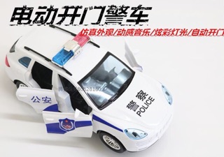 Xe cảnh sát pin mở cửa chạy phát nhạc
