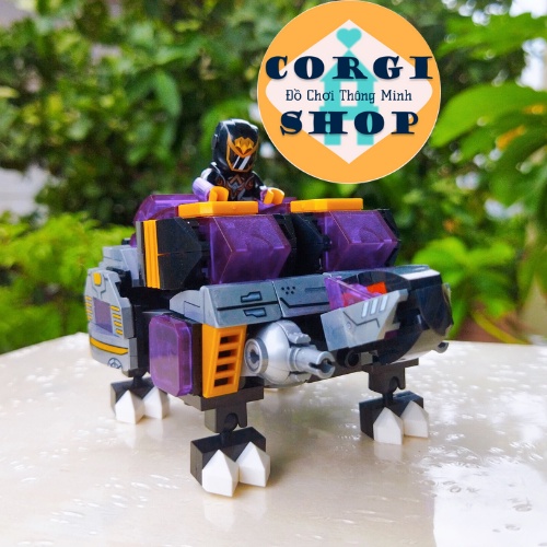 Lego Robot Thần Thú Metal Mech Từ 4 Thần Thú, Chất Liệu Nhựa ABS, Kích Thước 24x19x19cm