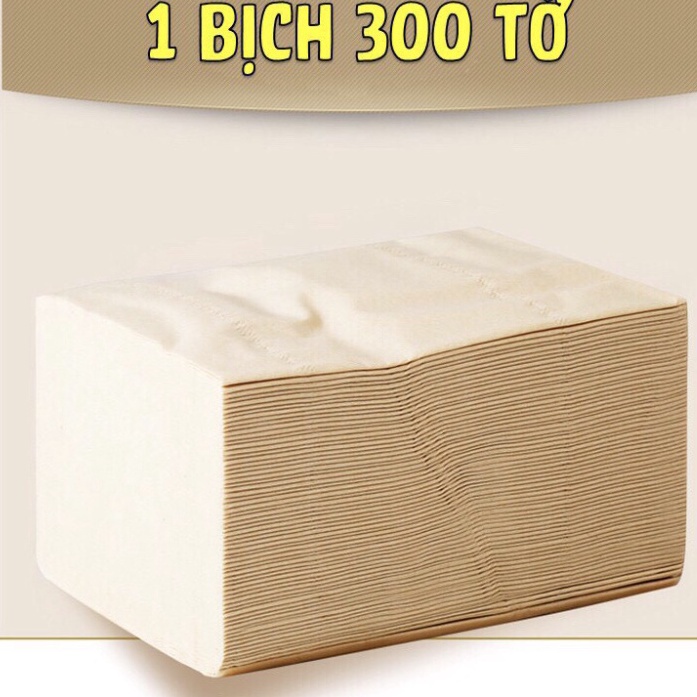 Thùng 30 gói giấy ăn gấu trúc cao cấp, khăn giấy gấu trúc loại 1 siêu dai siêu mịn 3 lớp 300 tờ