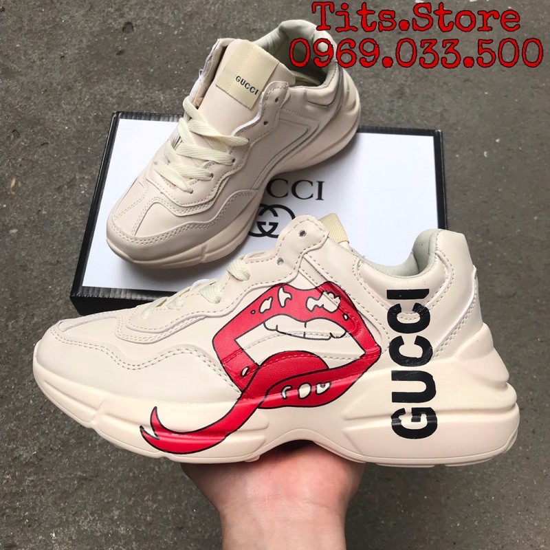 🎁Giày thể thao CHUNKY MÔI vàng kem 🎁TẶNG TẤT+HỘP