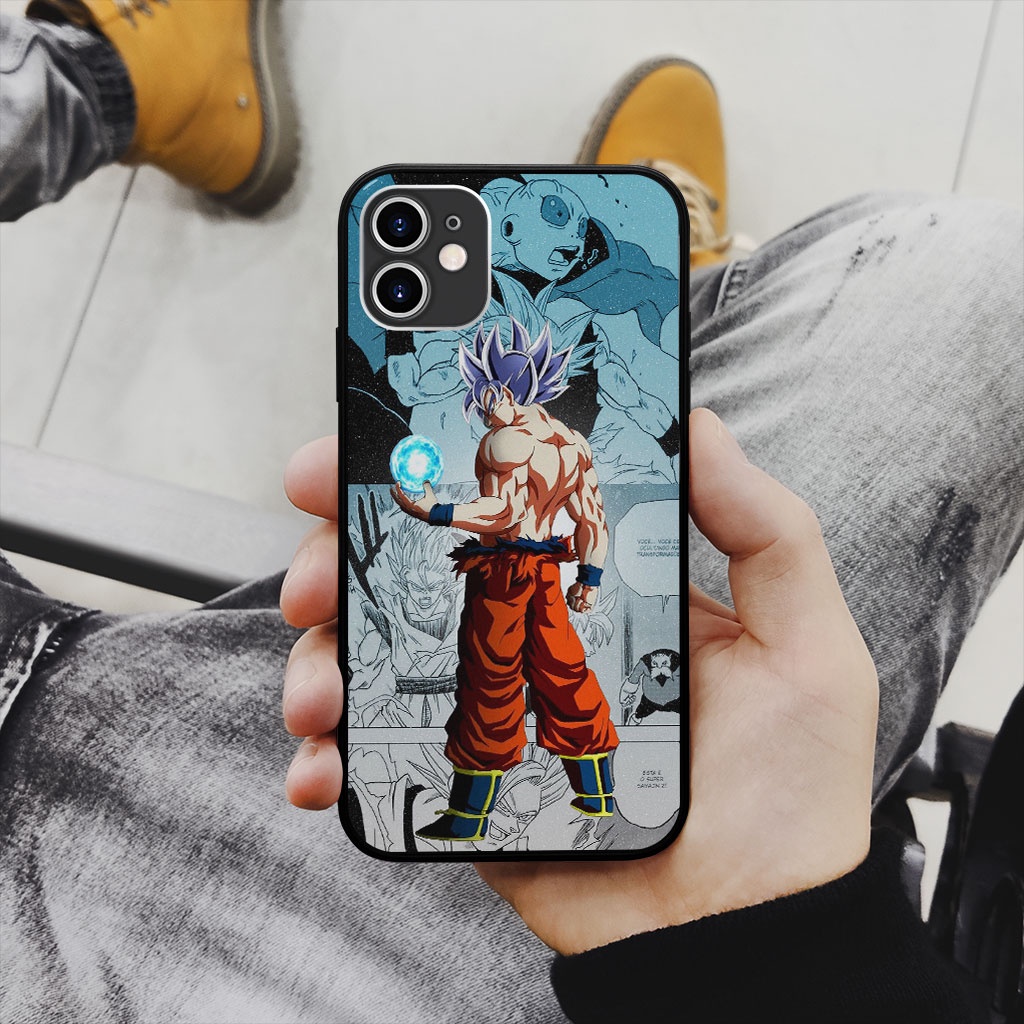 Ốp điện thoại Goku Dragon Ball Manga collage cho Iphone 6 7 8 Plus 11 12 13 Pro Max X Xr TWCPOD0054