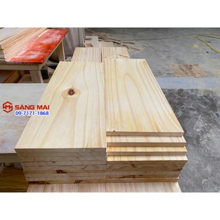 Mua  MS63  Tấm gỗ thông mặt rộng 20cm x dày 1 5cm x dài 50cm + láng mịn 4 mặt