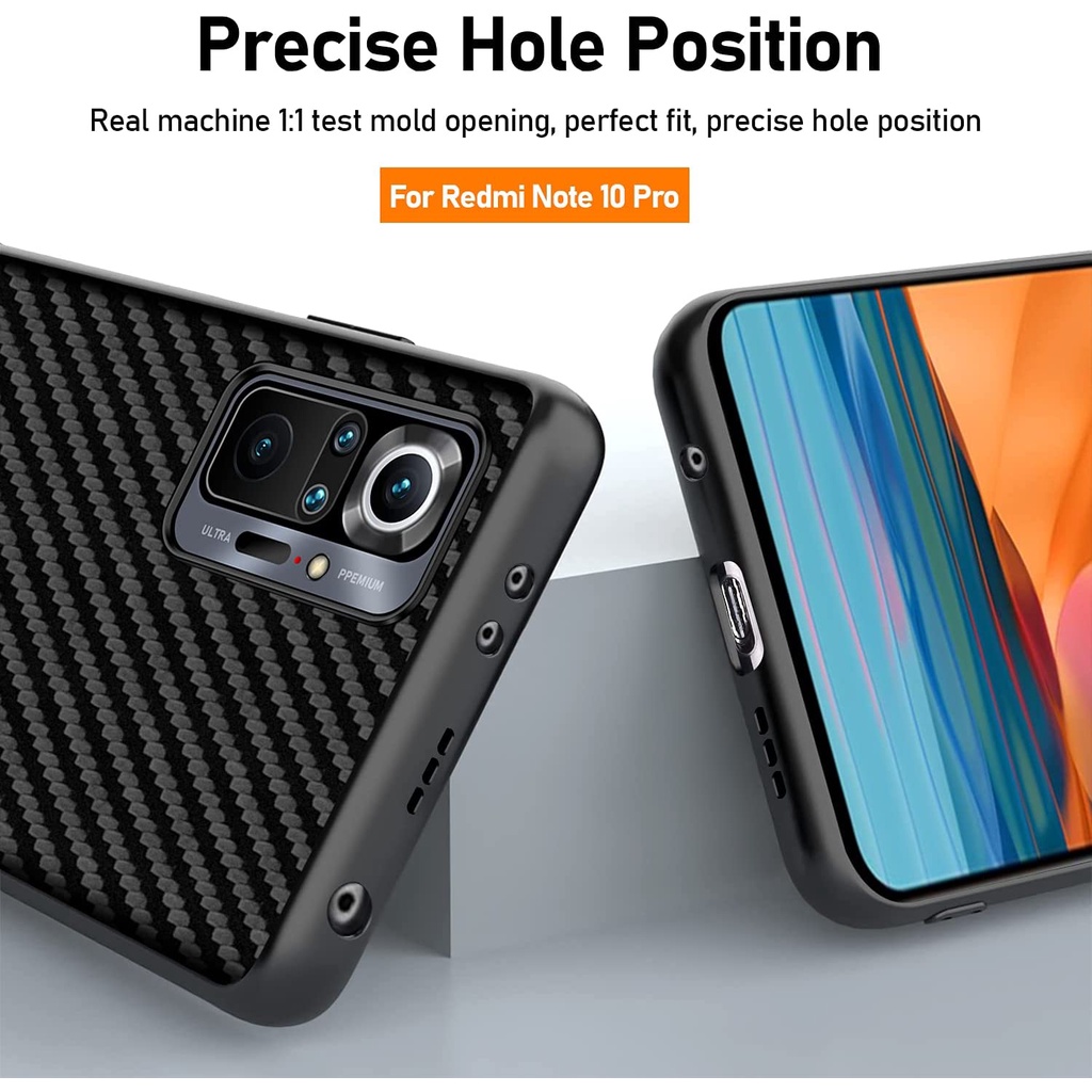 Ốp Điện Thoại TPU Mềm Mỏng Họa Tiết Sợi Carbon Cho Redmi 9T K40 Note 10 10S Poco M3 Pro F3 Xiaomi Mi 10T