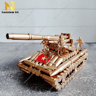 Mô hình xe tăng quân sự vỏ đạn xt- ak1.0