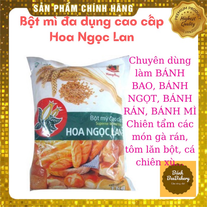 Bột mì Hoa Ngọc Lan chuyên làm BÁNH BAO, BÁNH NGỌT, TẨM BỘT CHIÊN