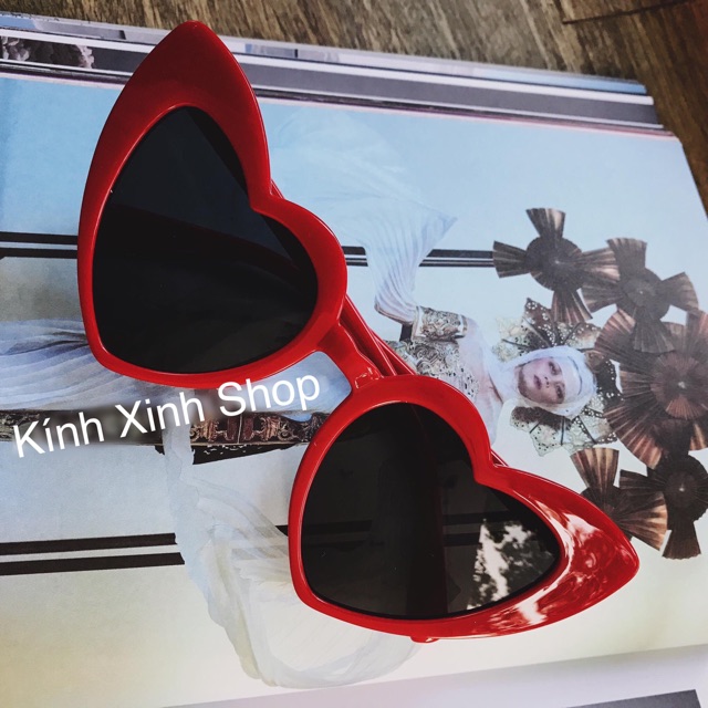 Kính râm TRÁI TIM siêu CUTE - Tròng POLAROID phân cực