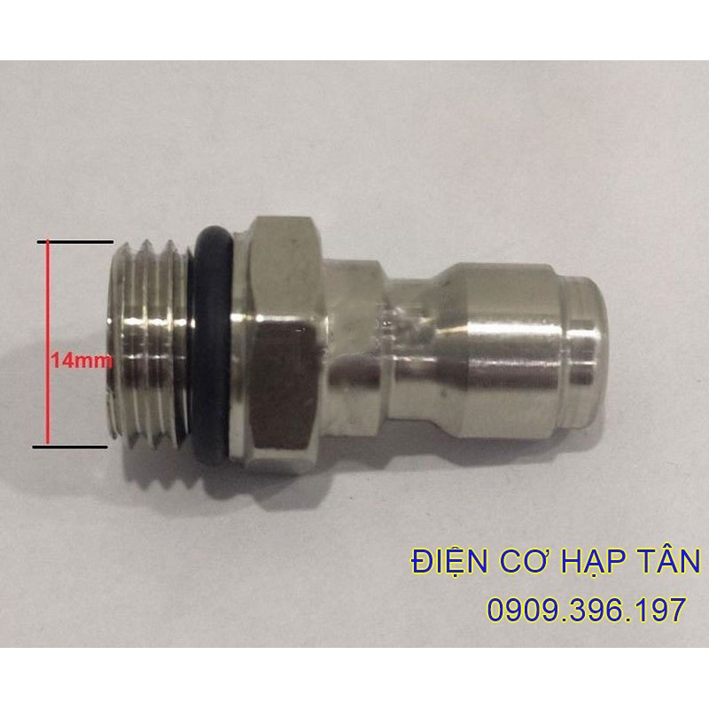 BỘ KHỚP NỐI NHANH REN 14MM CHO MÁY RỬA XE