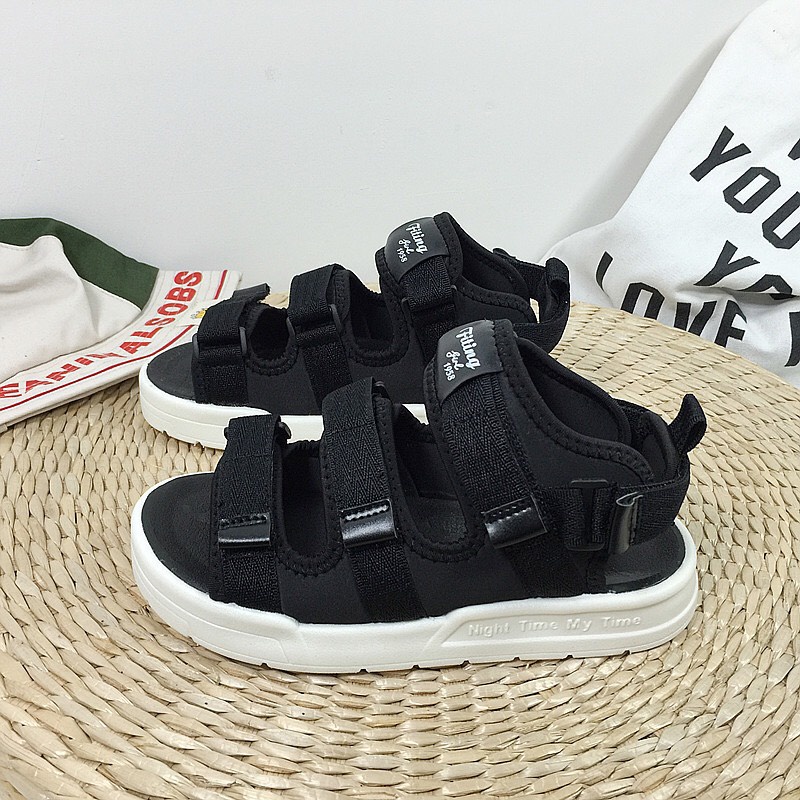 Dép quai hậu,sandal quai hậu nữ 3 quai dán mềm nhẹ,êm chân