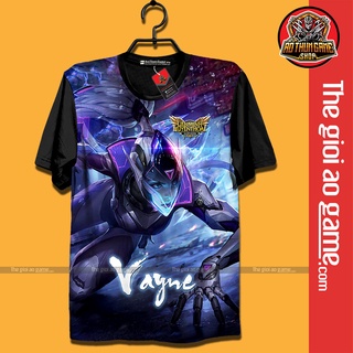 Áo liên minh huyền thoại tóc chiến Vayne  Áo thun LMHT phông Đen league of legends