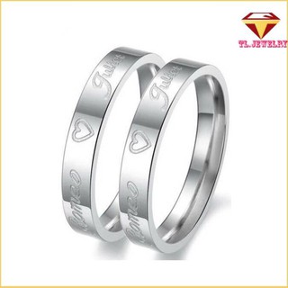 [CSJ] Nhẫn Cặp Romeo & Juliet( đơn vị: chiếc) ( titanium ,  inox cao cấp )
