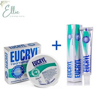 Kem đánh răng làm trắng răng hương bạc hà eucryl tooth paste freshmint 50g