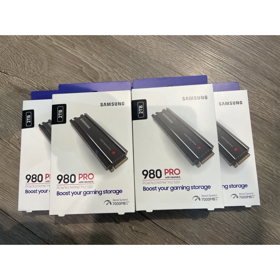 Ổ cứng máy tính SSD Samsung 980 Pro PCIe Gen4x4 M2 2280 NVMe 1TB2TB HeatSink