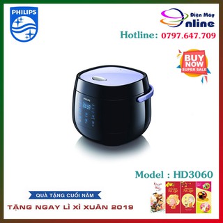 (Khuyến Mãi Cực Lớn) Nồi Cơm Điện Tử Philips HD3060 - Chính Hãng