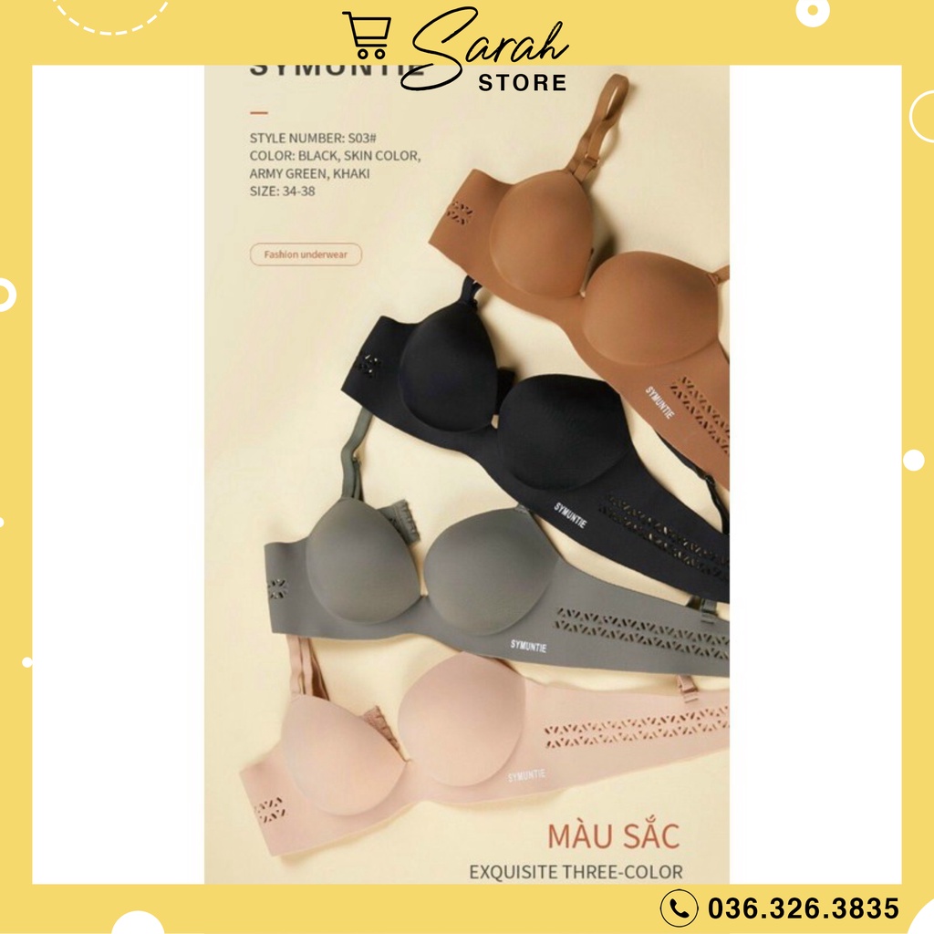 Áo Lót Đúc Không Gọng Đệm Bàn Tay Nâng Ngực S03