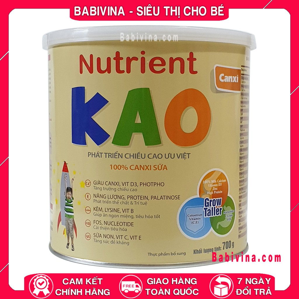 [LẺ GIÁ SỈ] Sữa Nutrient Kao 700g (KAO - NUTRIENTKAO)