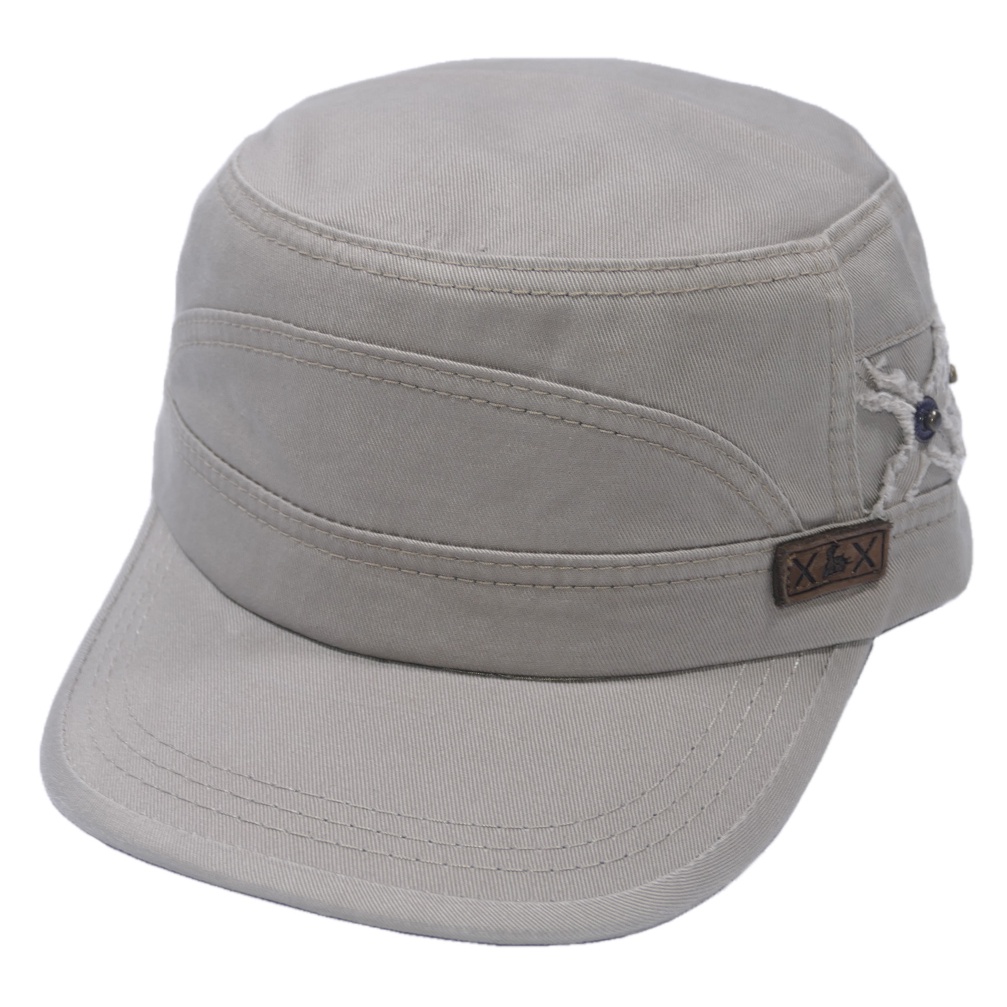 [ Nhiều màu ]Nón kết đầu bằng vá da XX - có may đuôi phía sau giúp giữ chặt nón và tăng size vòng đầu