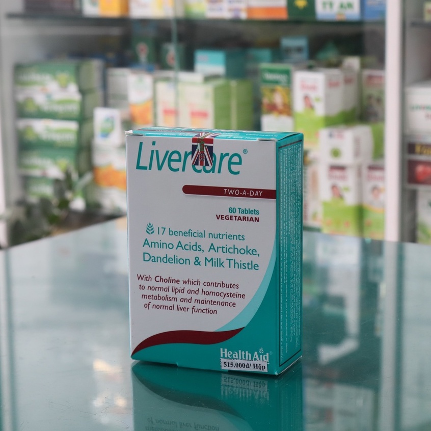 Healthaid Livercare – Hỗ trợ tăng cường chức năng gan, giải độc gan (60 viên)