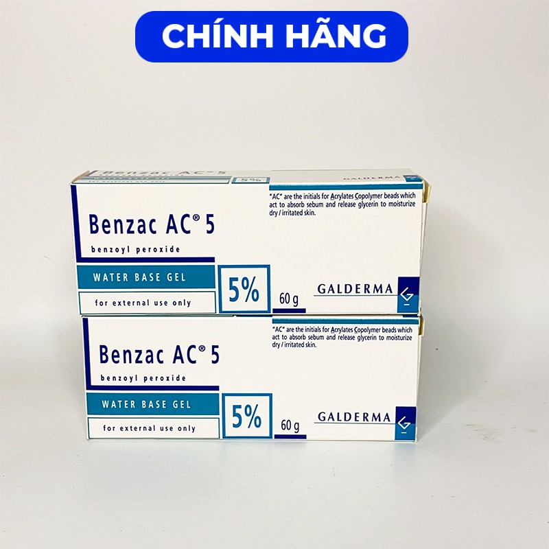 Benzac AC [CHÍNH HÃNG] Kem ngừa mụn Benzac AC Benzoyl Peroxide - Benzac