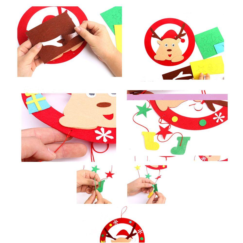 Vòng Hoa Eva DIY Trang Trí Giáng Sinh Cho Bé