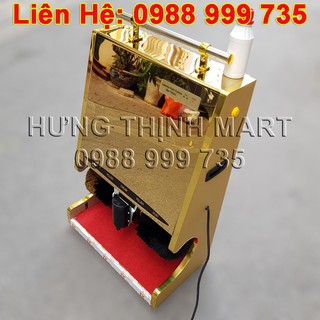 Máy đánh giầy mặt trước tráng gương vàng G1 tặng kèm hộp xi 150ml