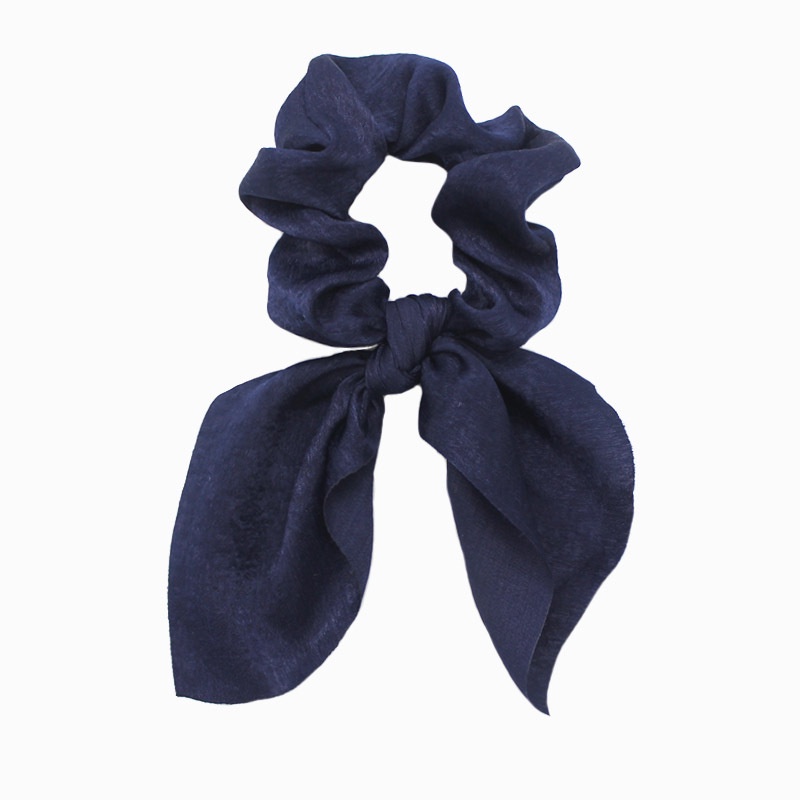 [ CÓ SẴN ]  DÂY BUỘC TÓC/ CỘT TÓC NƠ SCRUNCHIES  10 cm, SATIN VÂN, TINH TẾ, SANG TRỌNG, TIỆN DỤNG, KTC.M18