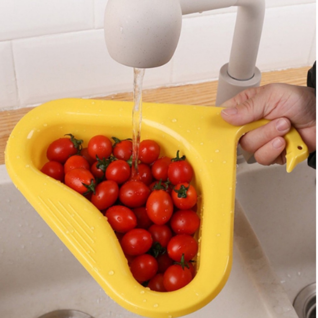 Khay lọc rác gắn bồn rửa bát/Khay lọc các loại thức ăn dư thừa và để đồ dùng các loại rửa bát Loại to 85gam.