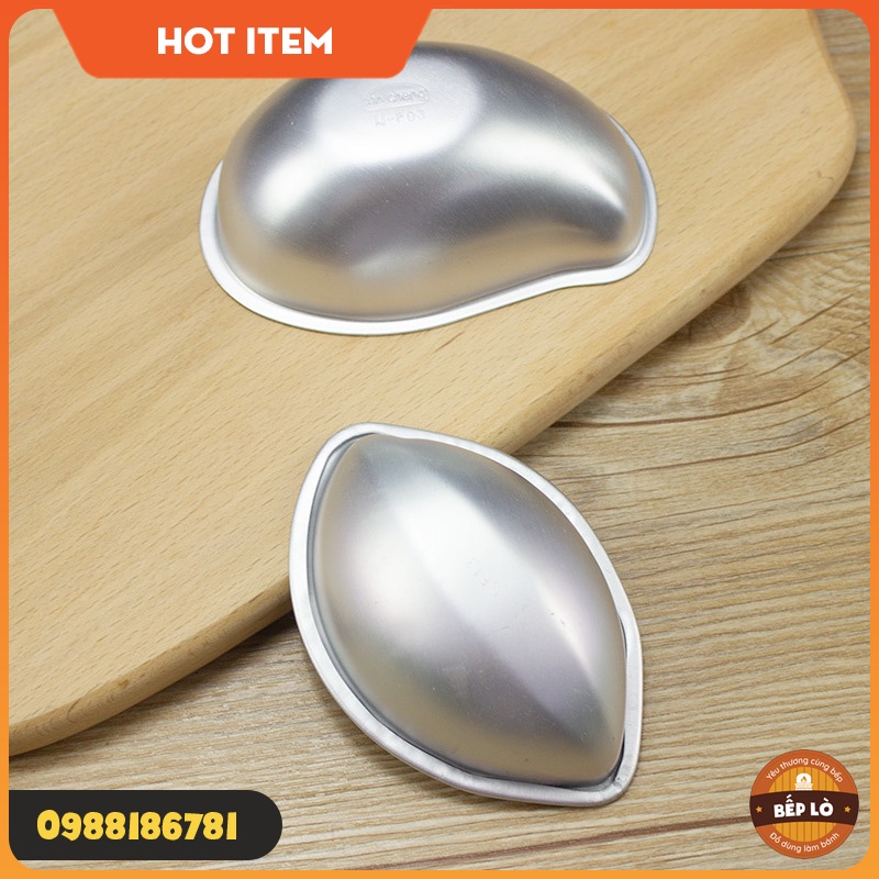 Khuôn bánh pudding bánh rau câu hoa quả lê / táo / xoài / chanh / đào / đu đủ