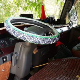 XẢ LỖ - Bọc vô lăng hạt cườm size 41~42cm