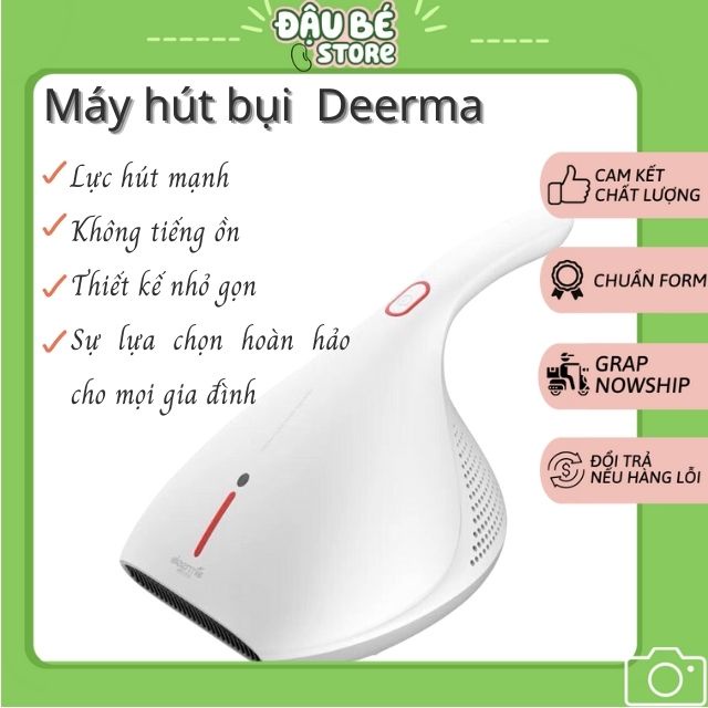 MÁY HÚT BỤI CẦM TAY KHÔNG DÂY MINI GIA ĐÌNH - MÁY HÚT BỤI GIƯỜNG / NỆM / Ô TÔ ĐA NĂNG CHÍNH HÃNG DEERMA - DAUBE - GD072