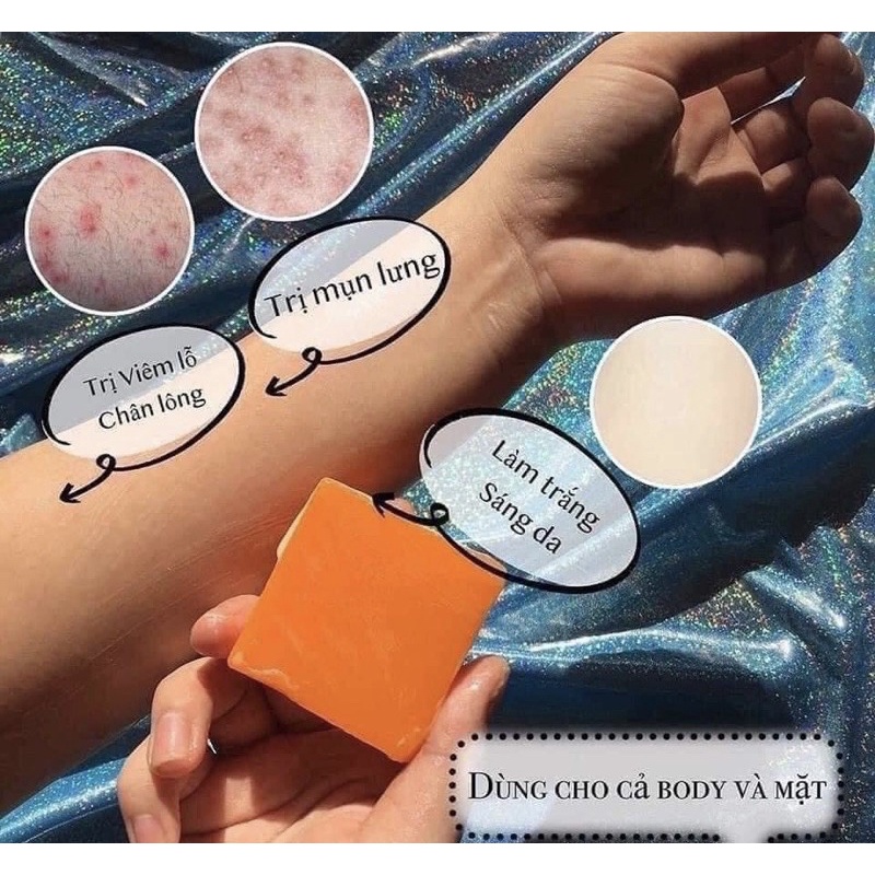 Xà phòng cam nghệ kiềm dầu thái lan