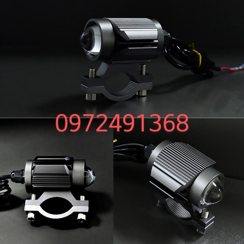 Đèn trợ sáng led 2 chế độ Cos Vàng Pha Trắng