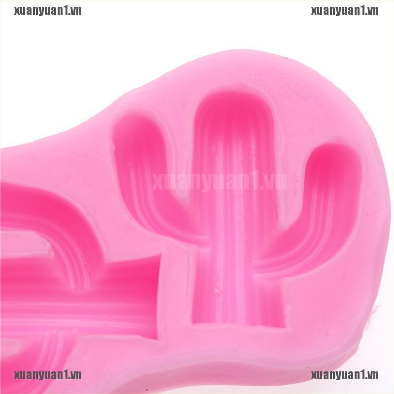 1 Khuôn Silicone Hình Xương Rồng / Chim Hồng Hạc Làm Bánh Quy DIY