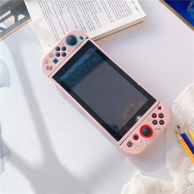 Ốp Bảo Vệ Máy Chơi Game Nintendo Switch Hình Thủy Thủ Mặt Trăng Xinh Xắn