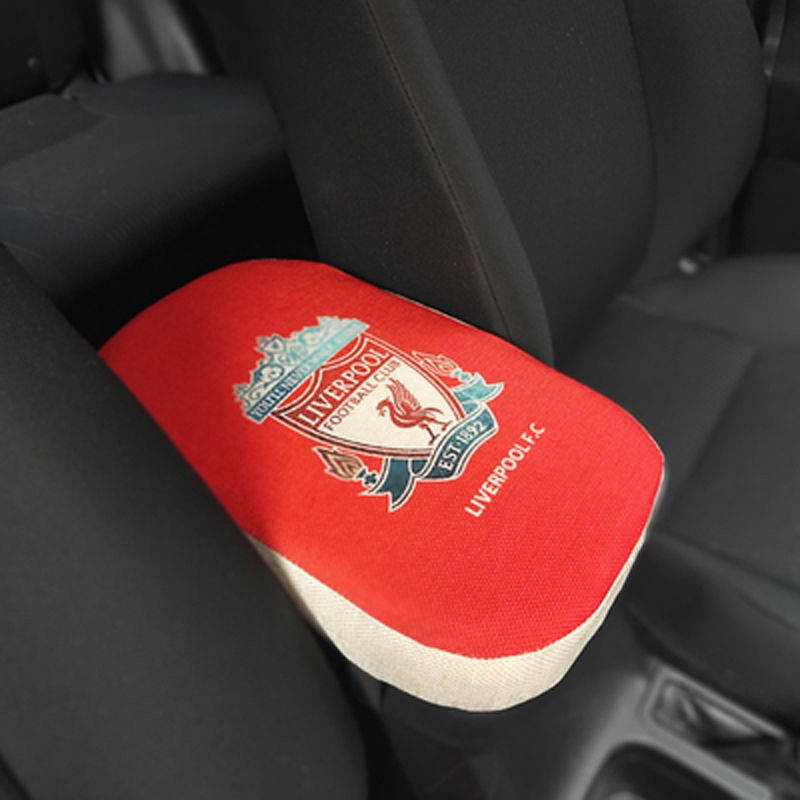 Car Armrest Box Cushion Heightening Insole Car Supplies Universal Football Club NBA Barcelona Juve Manchester United King 5aAT